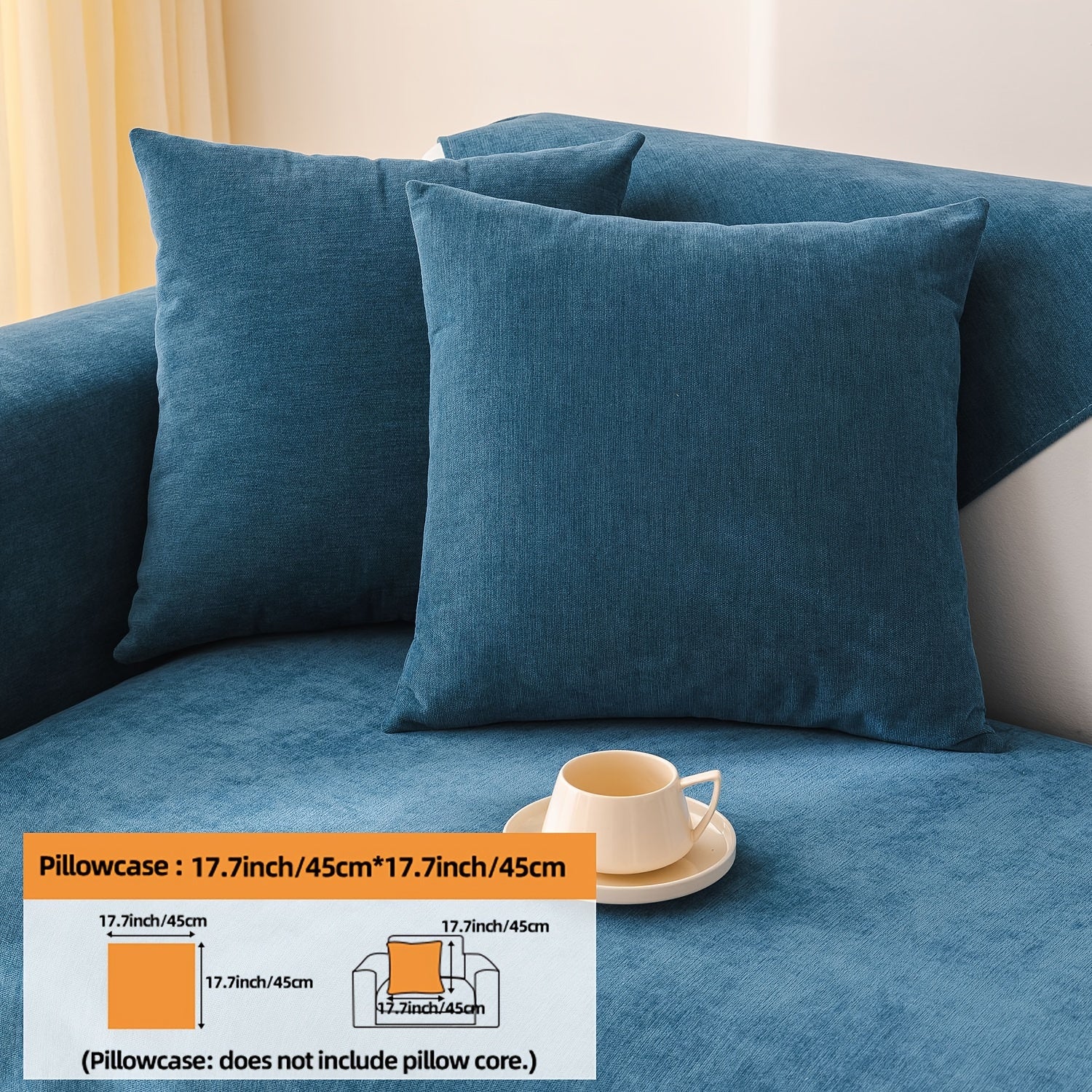 1 dona Chenille oddiy divan qoplamasi, barcha mavsumlar uchun universal qoplama, yostiq qopqog'i va orqa yostiq qopqog'ini o'z ichiga oladi. Divan yostiqlarini himoya qiladi, turli xonalar va uy bezaklari uchun mos keladi.