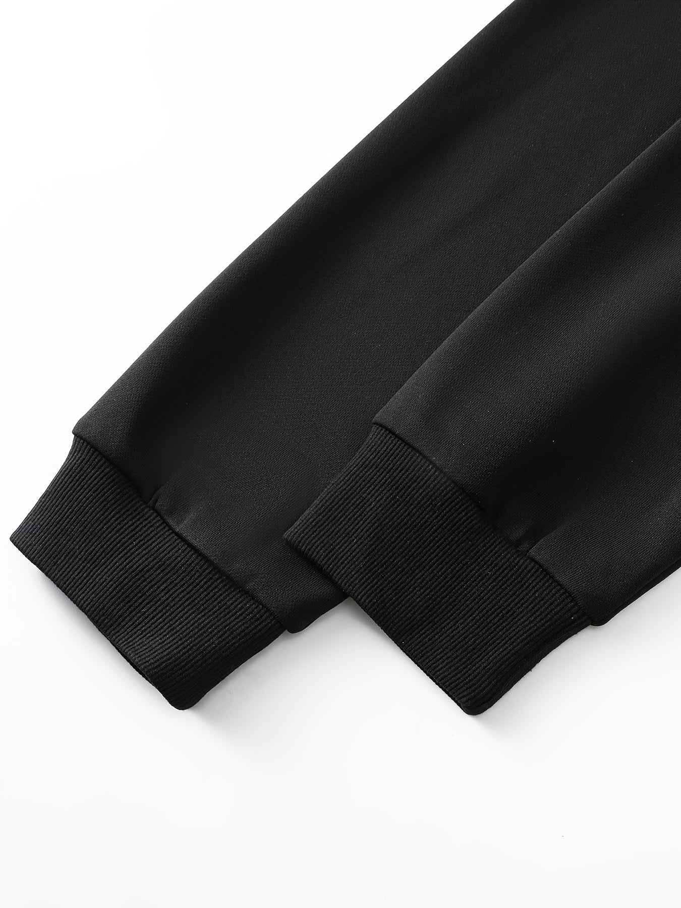 Erkaklar uchun tasodifiy 2-qism to'plami: Moda printli sviter va jogger - Polyester, mashinada yuvish mumkin, cho'ntakli dumaloq bo'yin - Kuz uchun ideal.