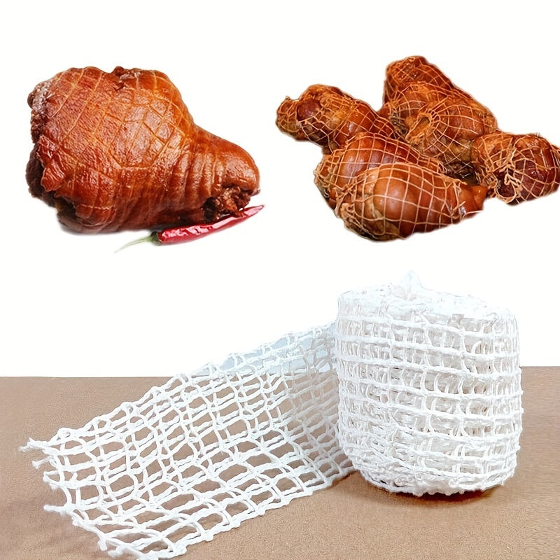 3-Meter Polyester Meat Net Roll for Sausage Packaging Ham Hot Dogs Binding