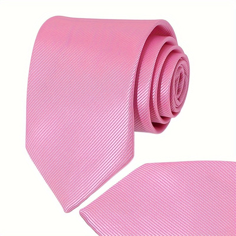 Erkaklar uchun bir rangli rasmiy biznes galstuklar, kuyovlar va bayramlar uchun