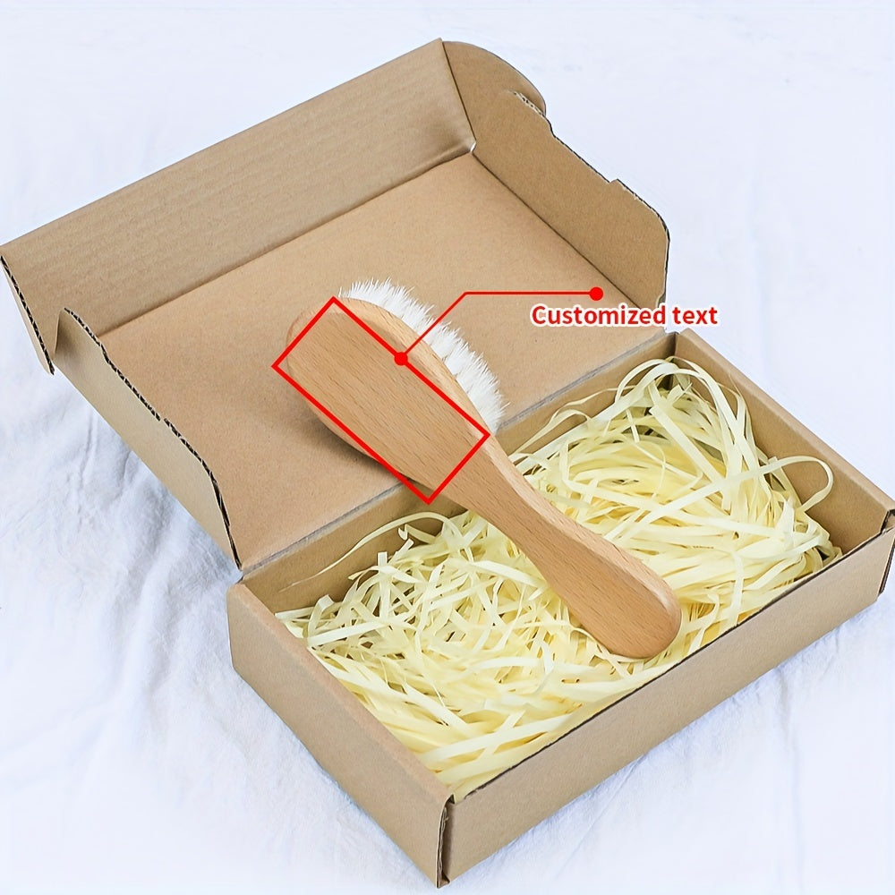 Custom Engraved Baby Hair Brush for Newborns, Shower Gift, Keepsake