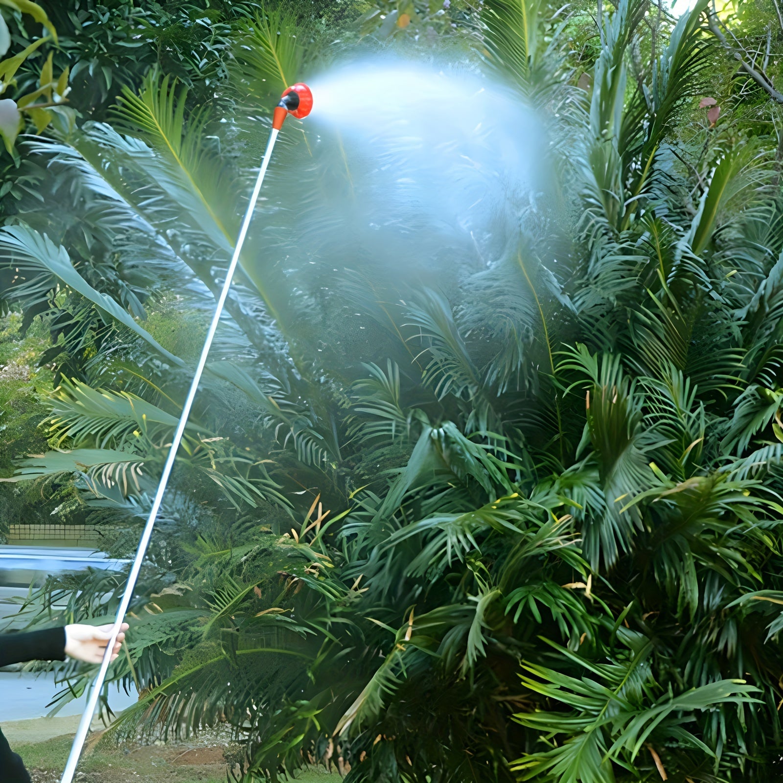 Прочный телескопический распылительный бум из нержавеющей стали с регулируемым соединителем для Европы и Америки, высоконапорная насадка для различных применений.