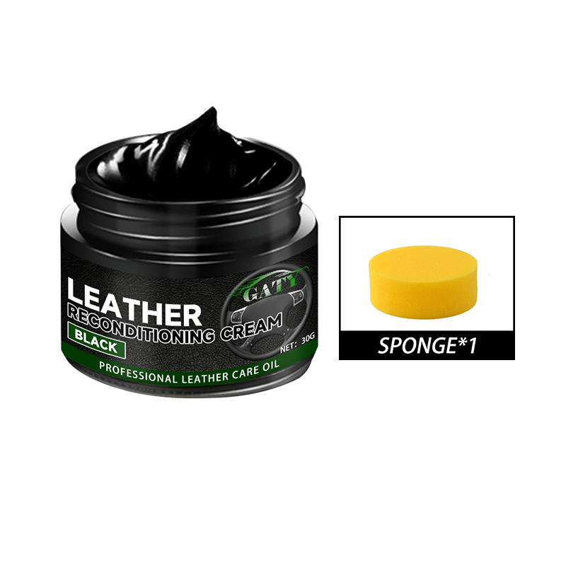 Acondicionador de cuero para asientos de coche y muebles, negro, 1 paquete