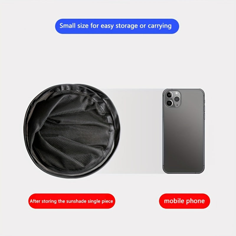 2pcs Car Sunshades Nylon Mesh Rear Windshield UV Heat Insulation