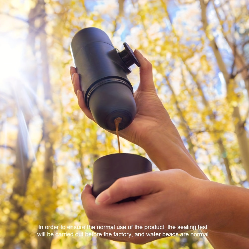 Portable Capsule Espresso Maker Travel Coffee Pot Manual Operation