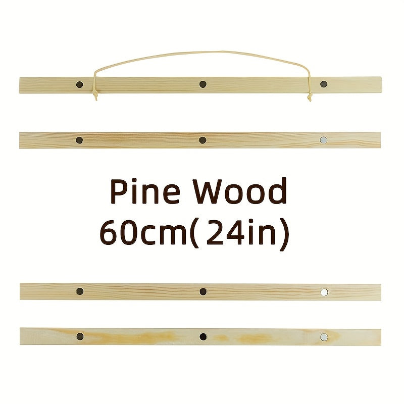 Деревянные магнитные зажимы для подвешивания постеров, холстов и фотографий.