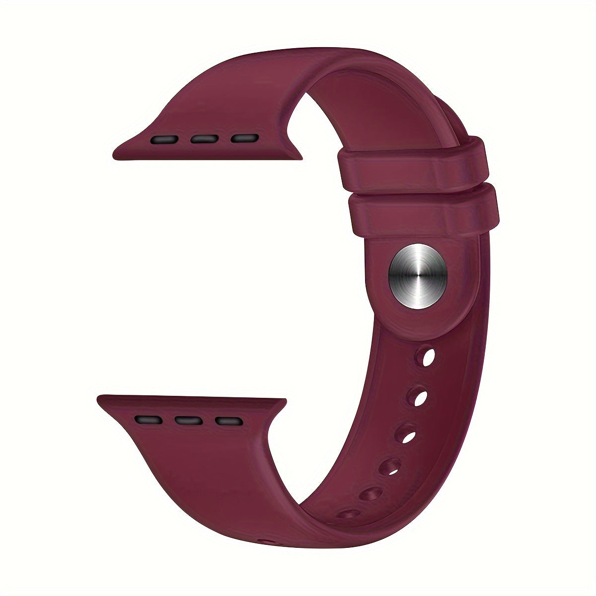 Waterproof Silicone Sport Watch Bands for Men Women Compatible with iWatch Series 1-10 SE 38mm 40mm 42mm 44mm 45mm 49mm