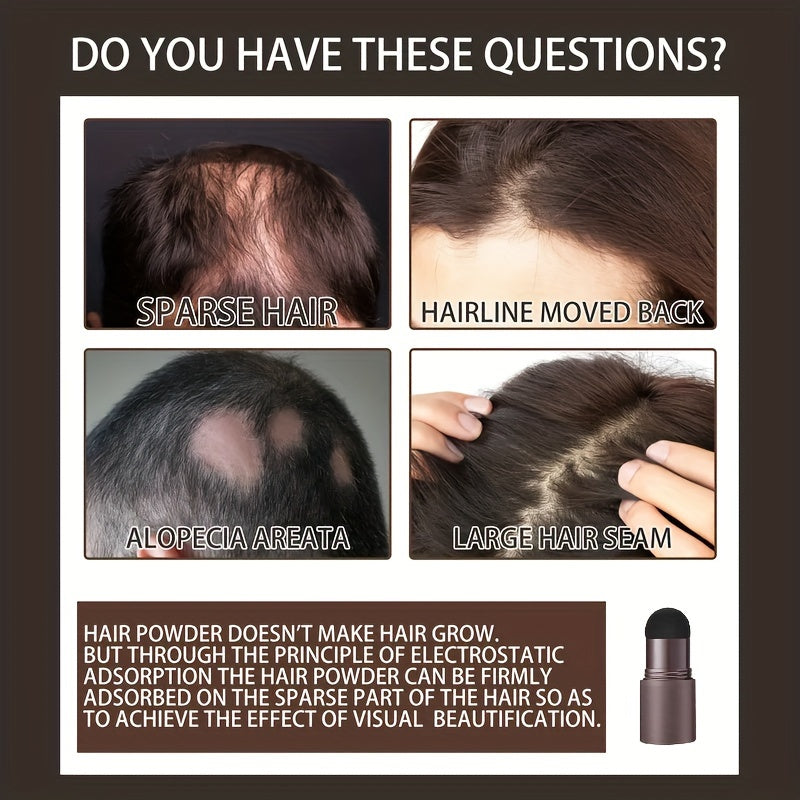 Водонепроницаемый корректор для волос в виде ручки для тонких участков и корней, натуральный вид