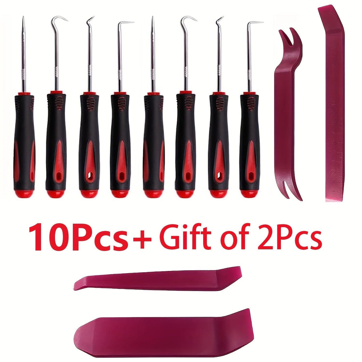 Juego de 4/10/11 piezas de ganchos y púas de precisión, herramientas manuales automotrices, extracción de juntas