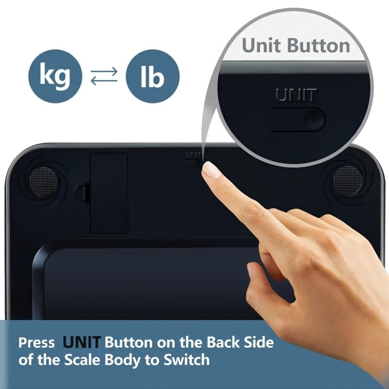 Báscula de peso Wi-Fi con pantalla LED y monitor de temperatura para fitness y dieta en casa