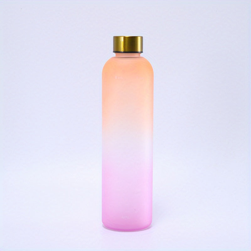 Frosted Plastic Water Bottle 32oz for Camping Hiking Fitness and Home