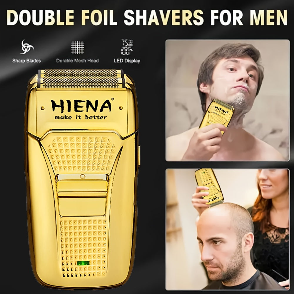 3 piezas de recortadora de cabello y barba para hombres, recargable por USB, batería de 2000mAh