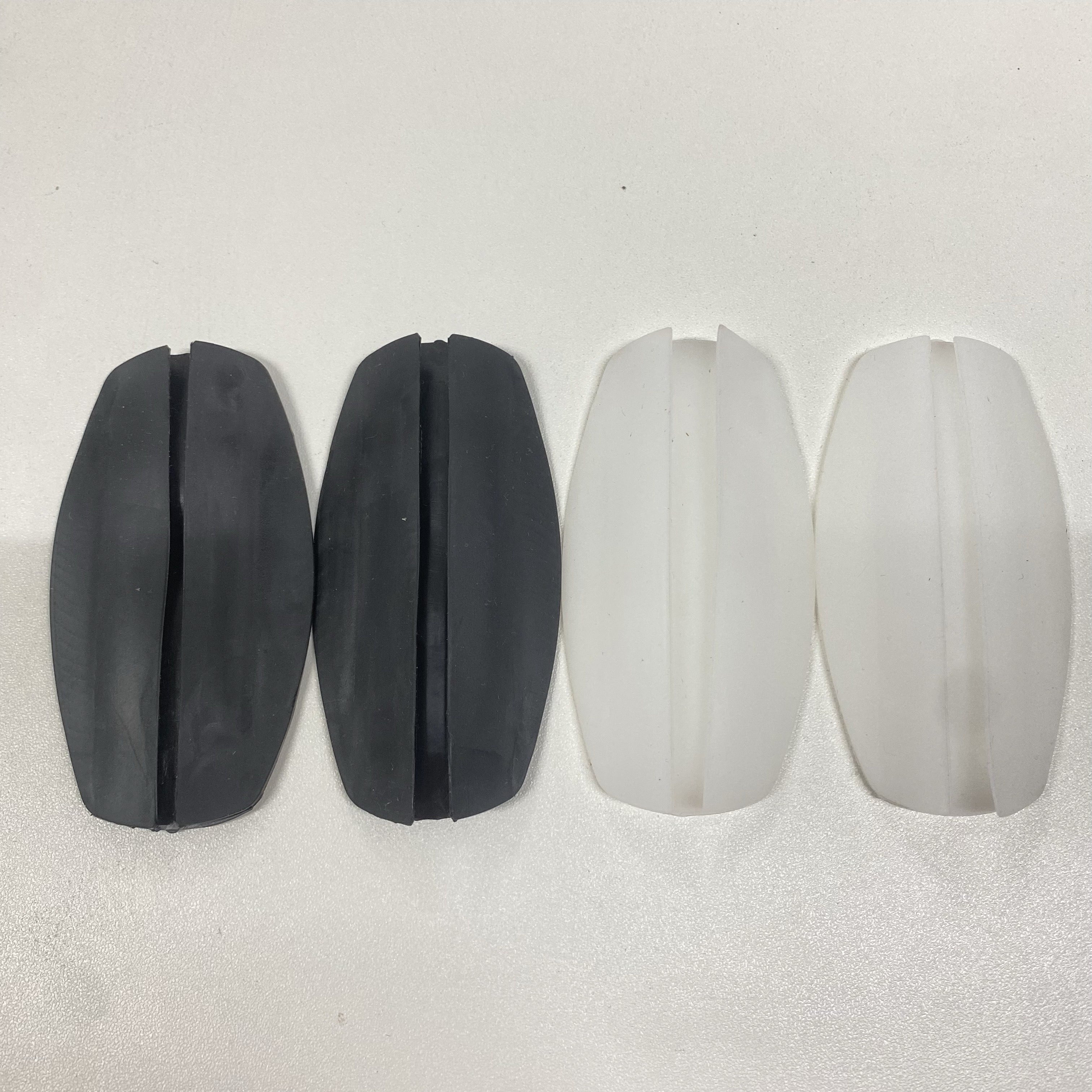 4-Pack Silicone Bra Strap Pads Non-Slip Comfort Support Solid Color Bra Accessories