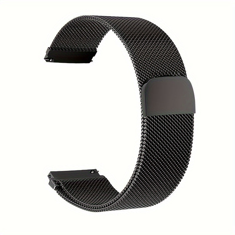 Stainless Steel Watch Band for Galaxy Watch 5/4/3 41mm Soft Loop Magnetic Mesh Strap