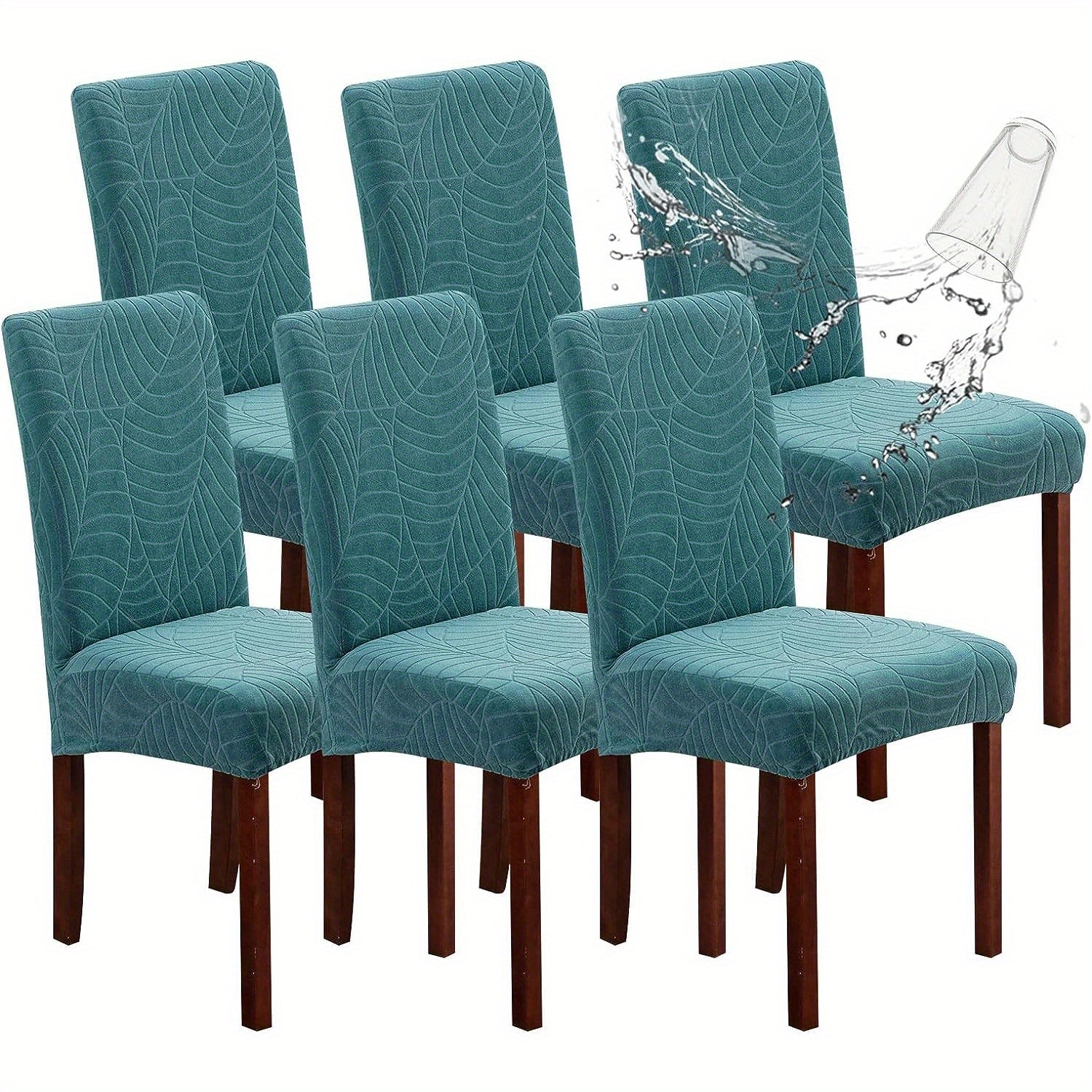 Съемные чехлы для стульев доступны в наборах по 2, 4 или 6 штук. Удобные для домашних животных и съемные, эти интегрированные чехлы для стульев идеально подходят для использования на кухнях, в отелях и ресторанах.