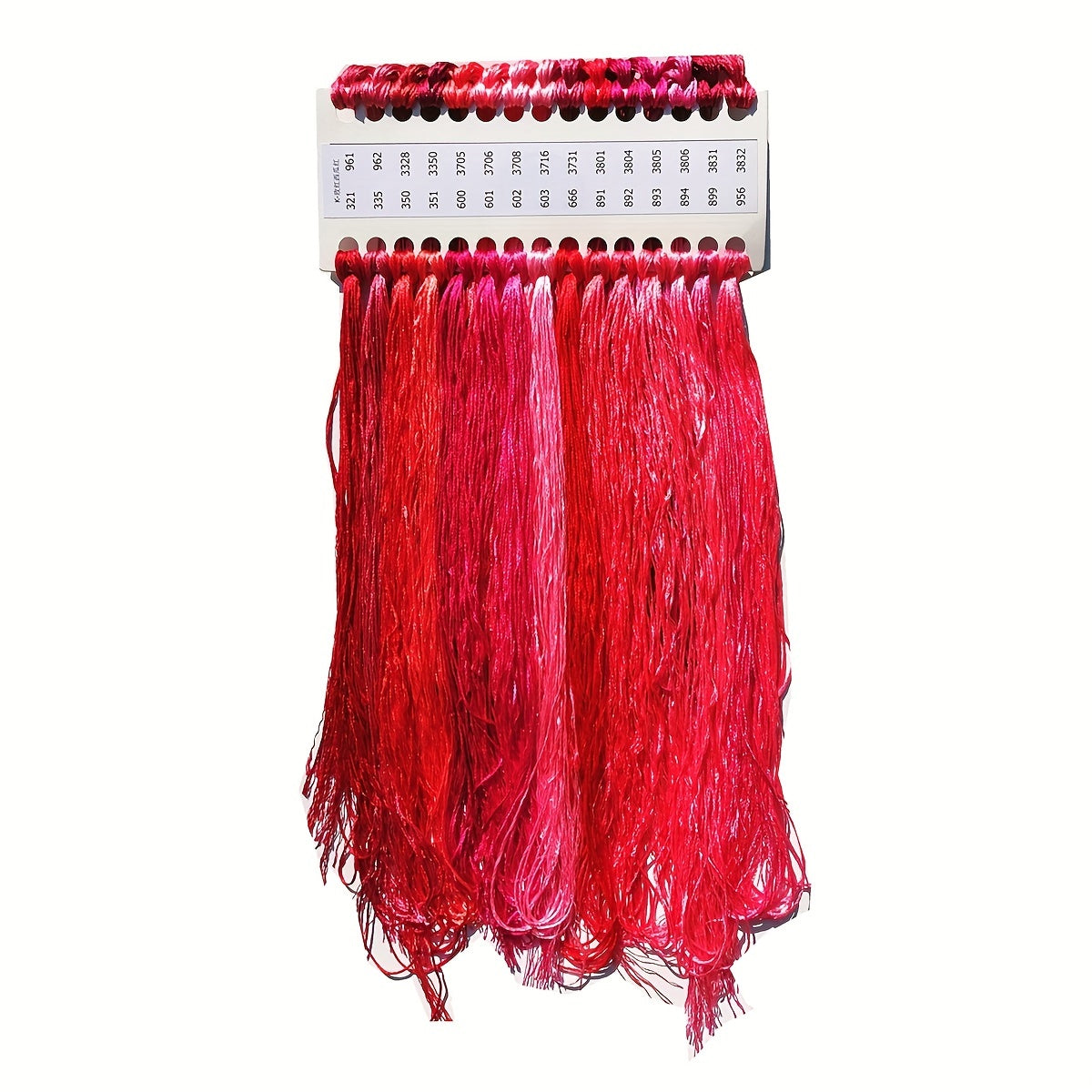 30-rangli polyester ipak ipi to'plami, xochbo'yash uchun o'z-o'zini tikish, igna ishlari