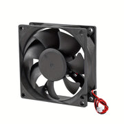 Quiet Brushless Cooling Fan 80x80x25mm USB 2800 RPM Black Copper Heat Sink