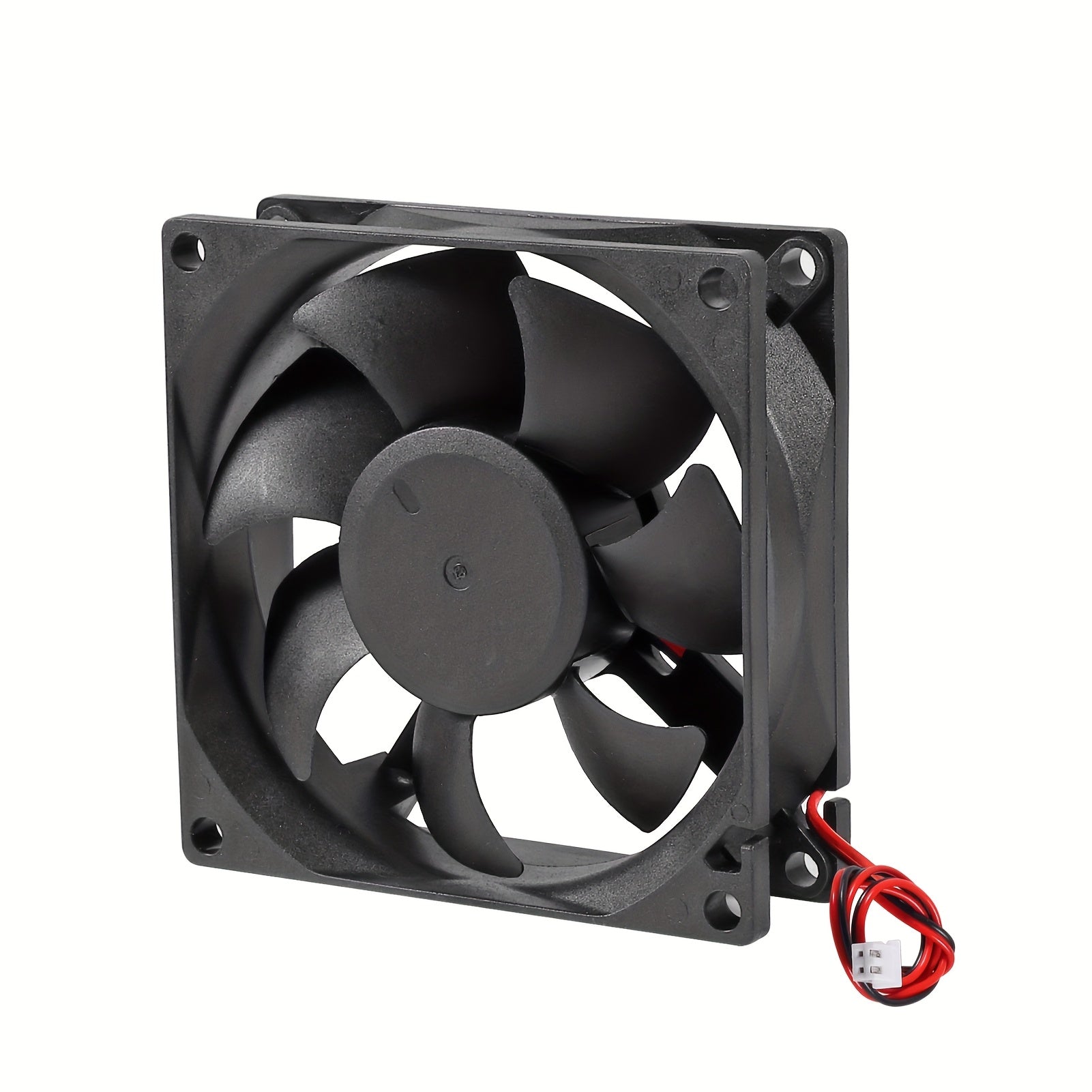 Quiet Brushless Cooling Fan 80x80x25mm USB 2800 RPM Black Copper Heat Sink