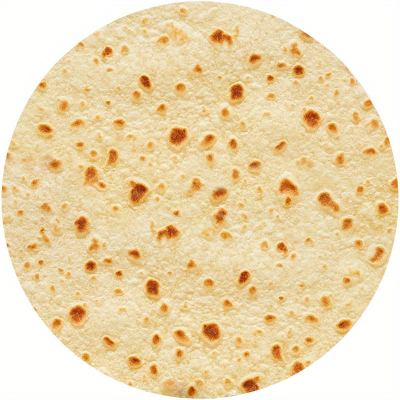 Flannel Food Print Blanket Soft Warm Multi-Functional for Couch Bed Camping Travel