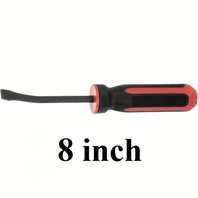 Car Tire Repair Pry Bar Set Non-Slip Handle Impact Cap Crowbar