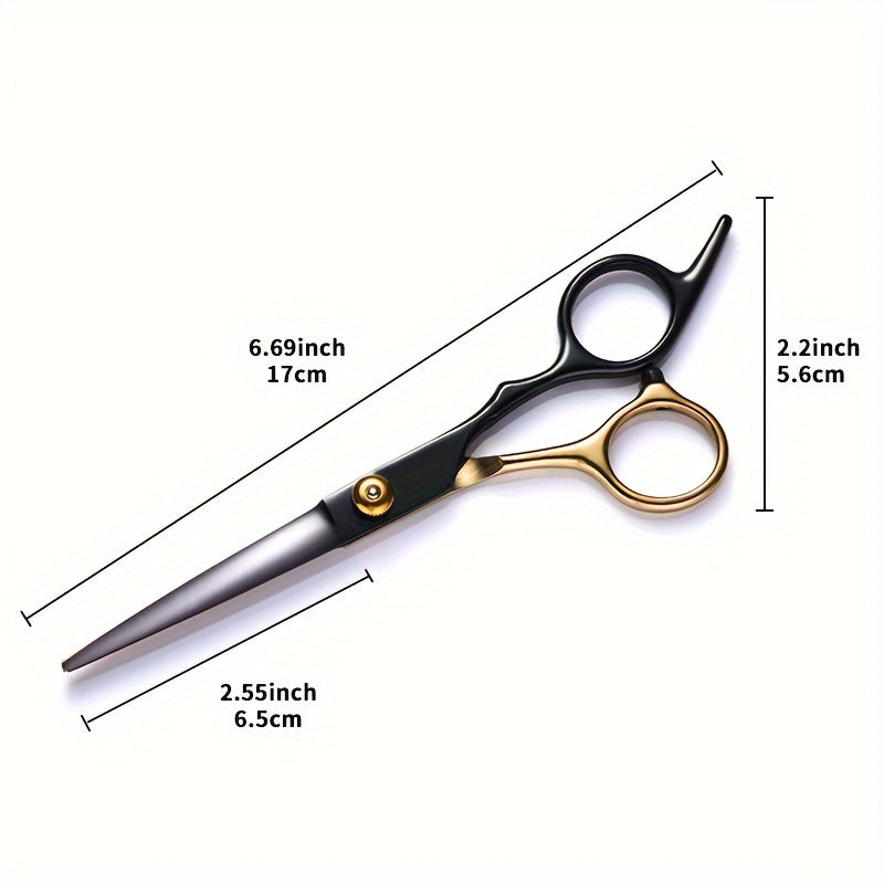 Professional Hair Cutting Scissors Kit for Home Salon and Beauty Parlor Use 6 Inch Unisex