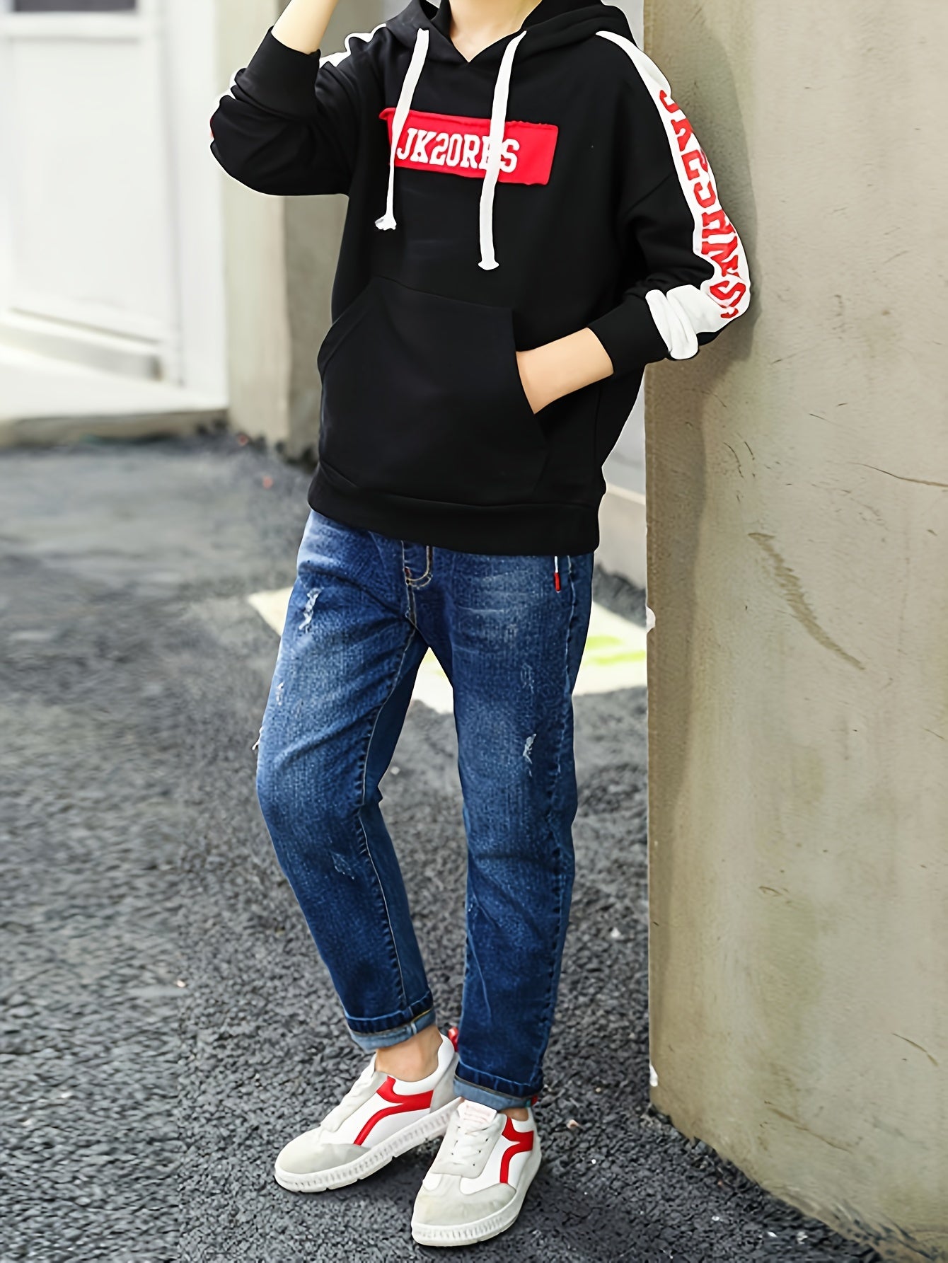 Pantalones largos de mezclilla para niños, casuales, de sastrería, mezcla de algodón, primavera, verano, otoño