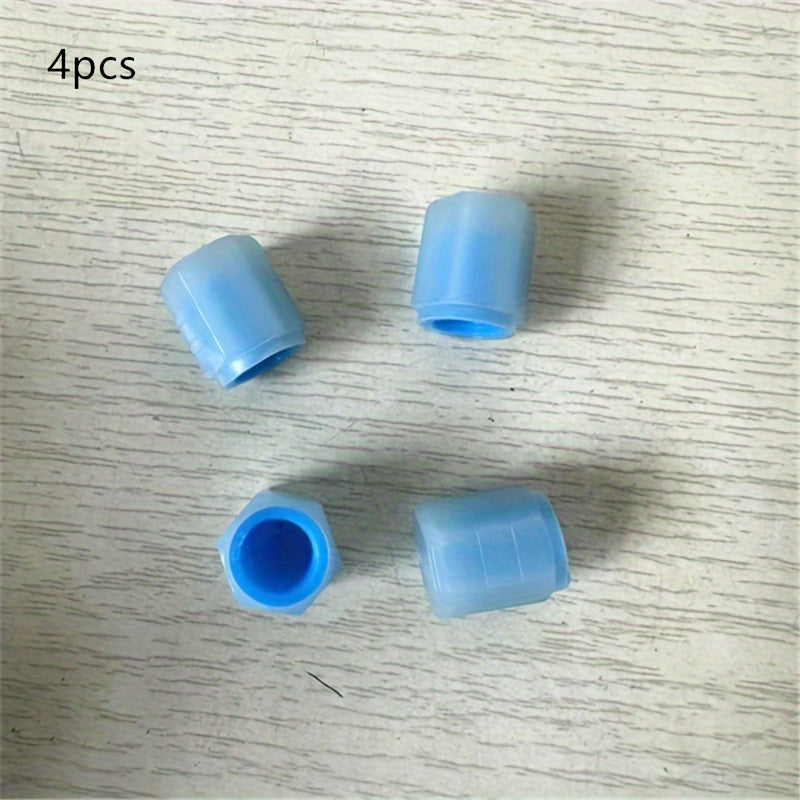 4pcs Glow in Dark Luminous Plastic Valve Caps for Car Bicycle Motorcycle Wheel Rim Decoration