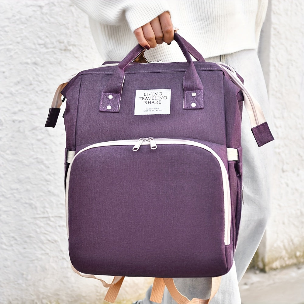 Foldable Diaper and Bottle Storage Bag Nylon Travel Baby Gift