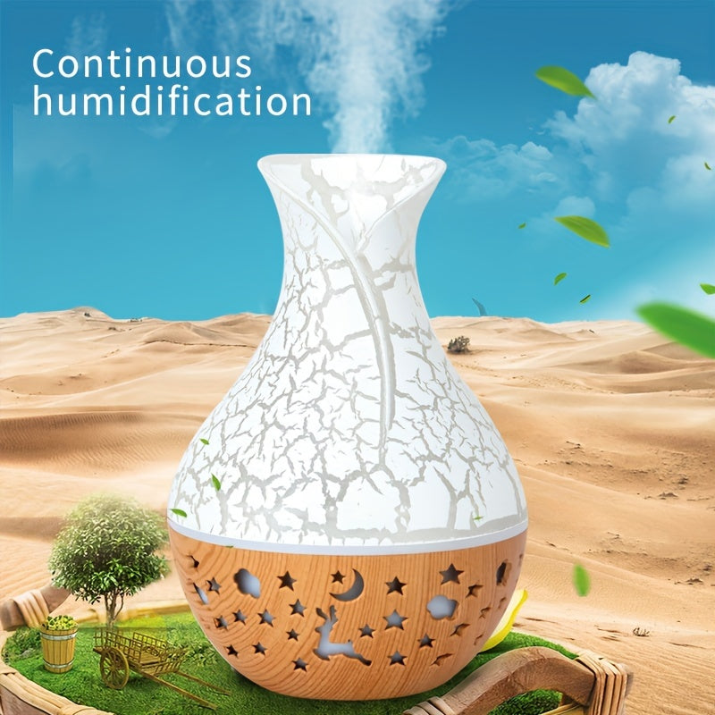 150ml shisha shaklidagi havo namlagich, LED chiroq va kechqurun chirog'i bilan, USB bilan quvvatlanadi