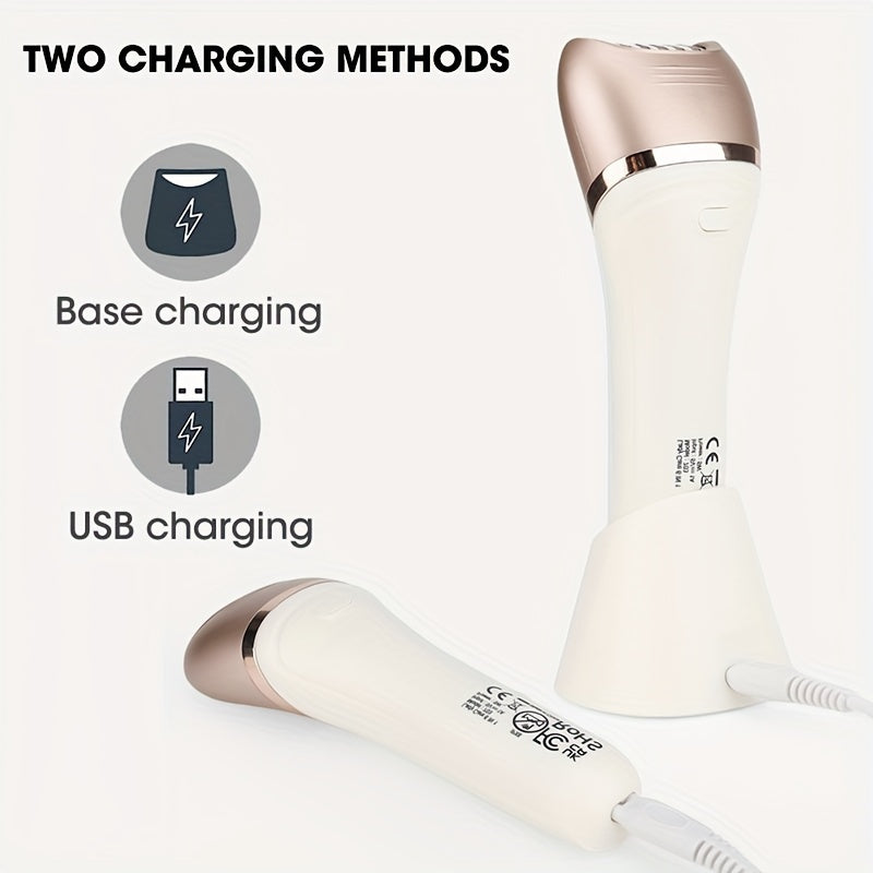 Kit de cuidado femenino 6 en 1 con epilador, recortadora, grinder para pies, cepillo facial