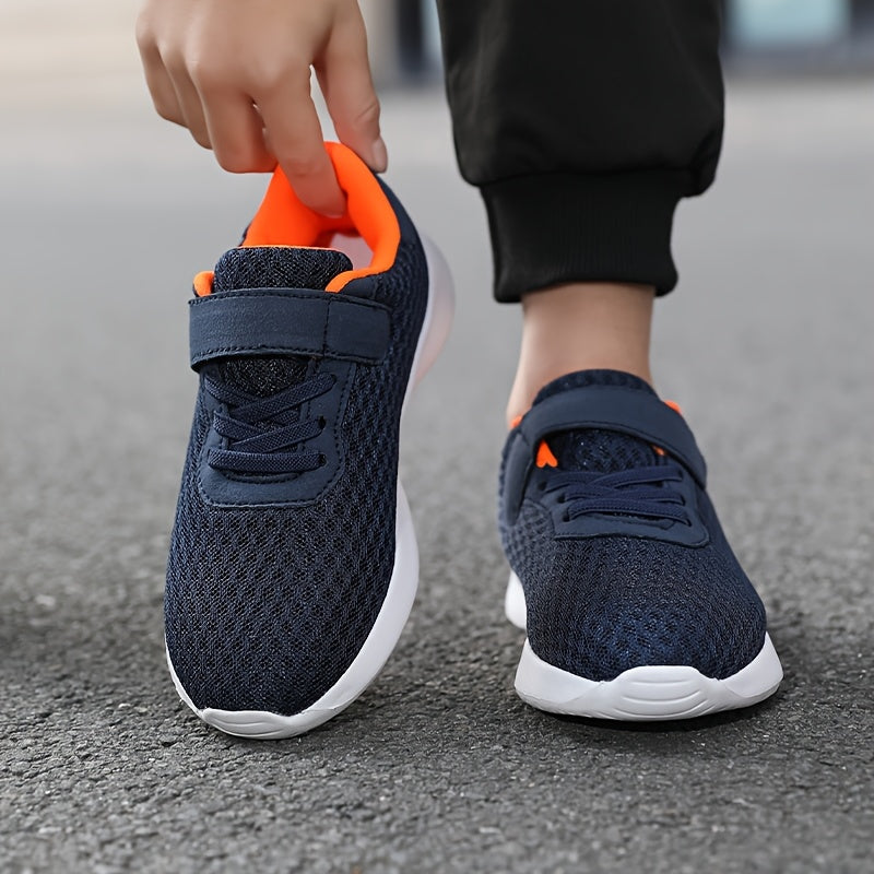 Ikki rangda, 28-40 o'lchamdagi Mesh Casual Sport Poyabzallari