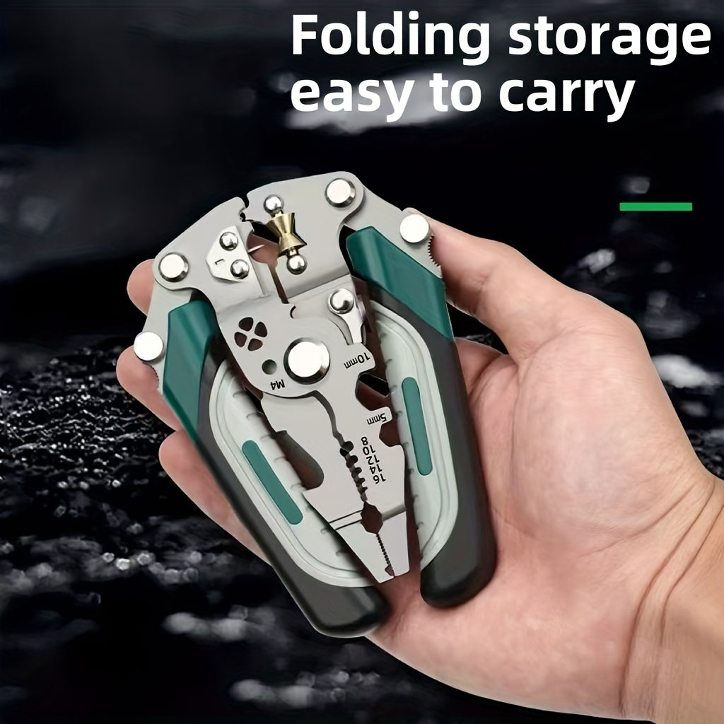 Multi-Functional Wire Strippers Chrome Vanadium Steel for Electrical and DIY Projects