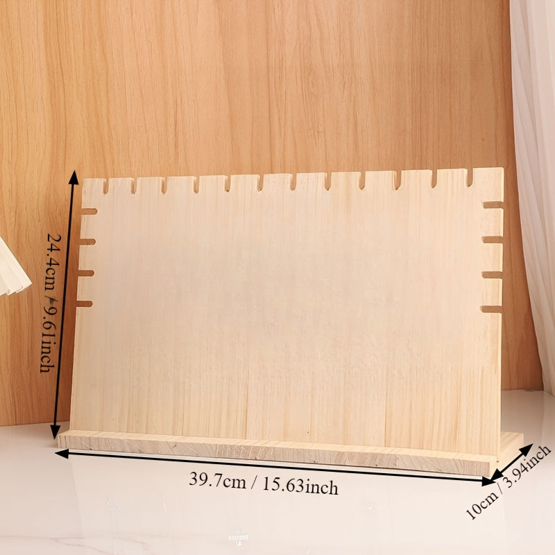 Деревянная стойка для демонстрации украшений в виде буквы L для вертикальной подвески