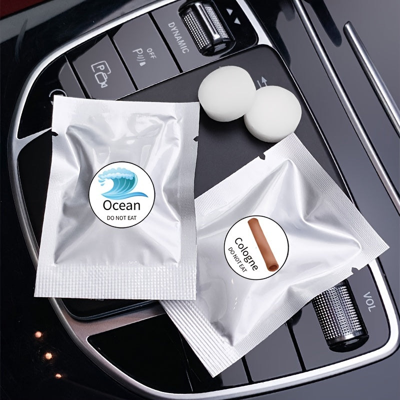 6Pcs Car Fragrance Tablets Long-Lasting Air Refreshers