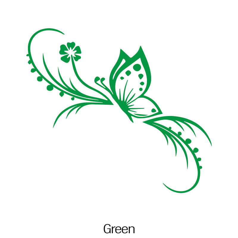 Car Floral Sticker Reflective Vinyl Decal for Cars and Motorcycles