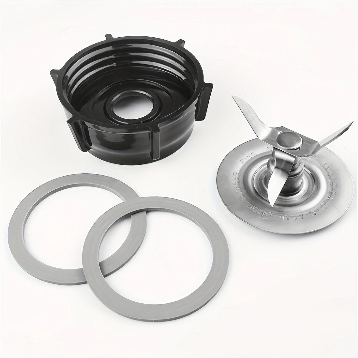 Oster elektr sharbat chiqaruvchilari va aralashtirgichlari uchun 4 ta almashtirish pichog'i va asoslar to'plami - smuzi tayyorlovchilar uchun mos aksessuarlar