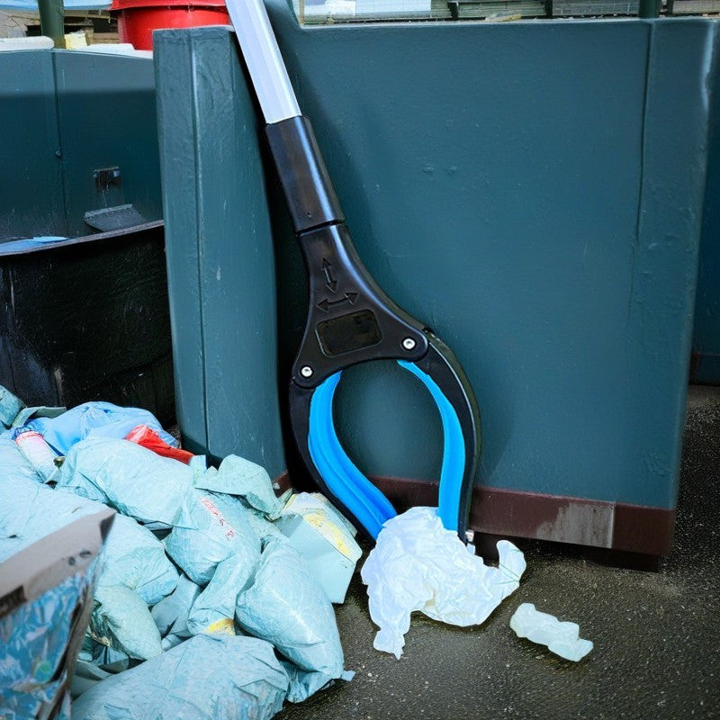 Atrof-muhitga do'st chiqindi qisqichi, haroratni boshqaradi, kengaytirilgan alyuminiy qotishmasidan tayyorlangan va issiqlikni tartibga solish imkoniyatiga ega. Optimal sanitariya uchun uzun tutqich va sozlanadigan haroratga ega.