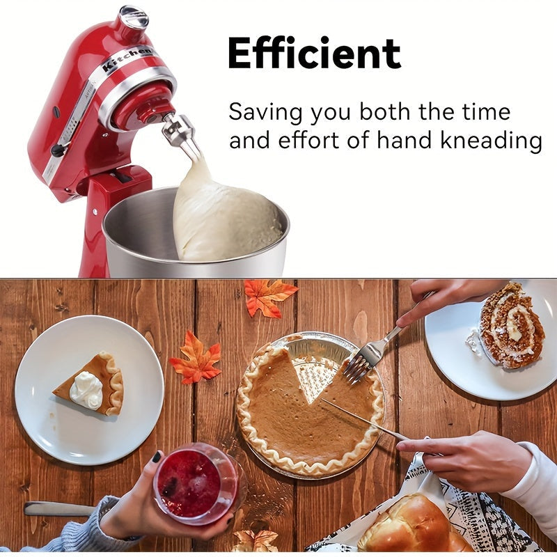 Stainless Steel Dough Hook for KitchenAid Stand Mixer 4.5 and 5 Quart Models