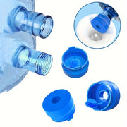 Silicone Water Jug Caps for Wide Mouth Water Bottles Thick Plugs Anti-Slip Slots