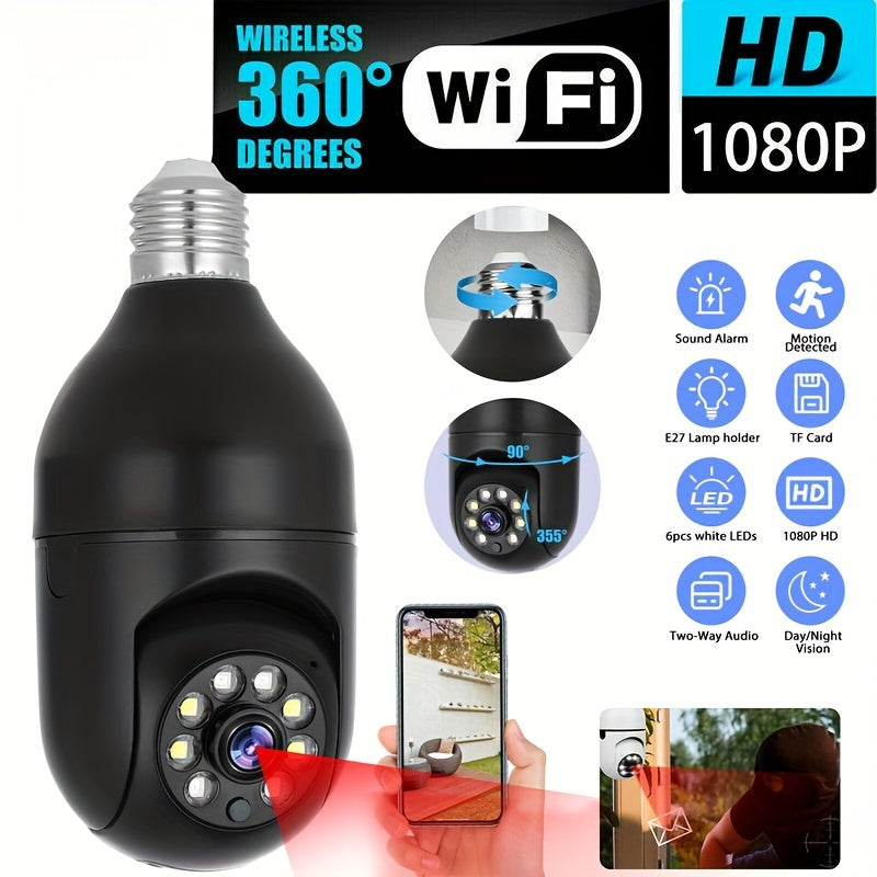 Home Security Camera 1080p WiFi Night Vision Indoor Outdoor Surveillance