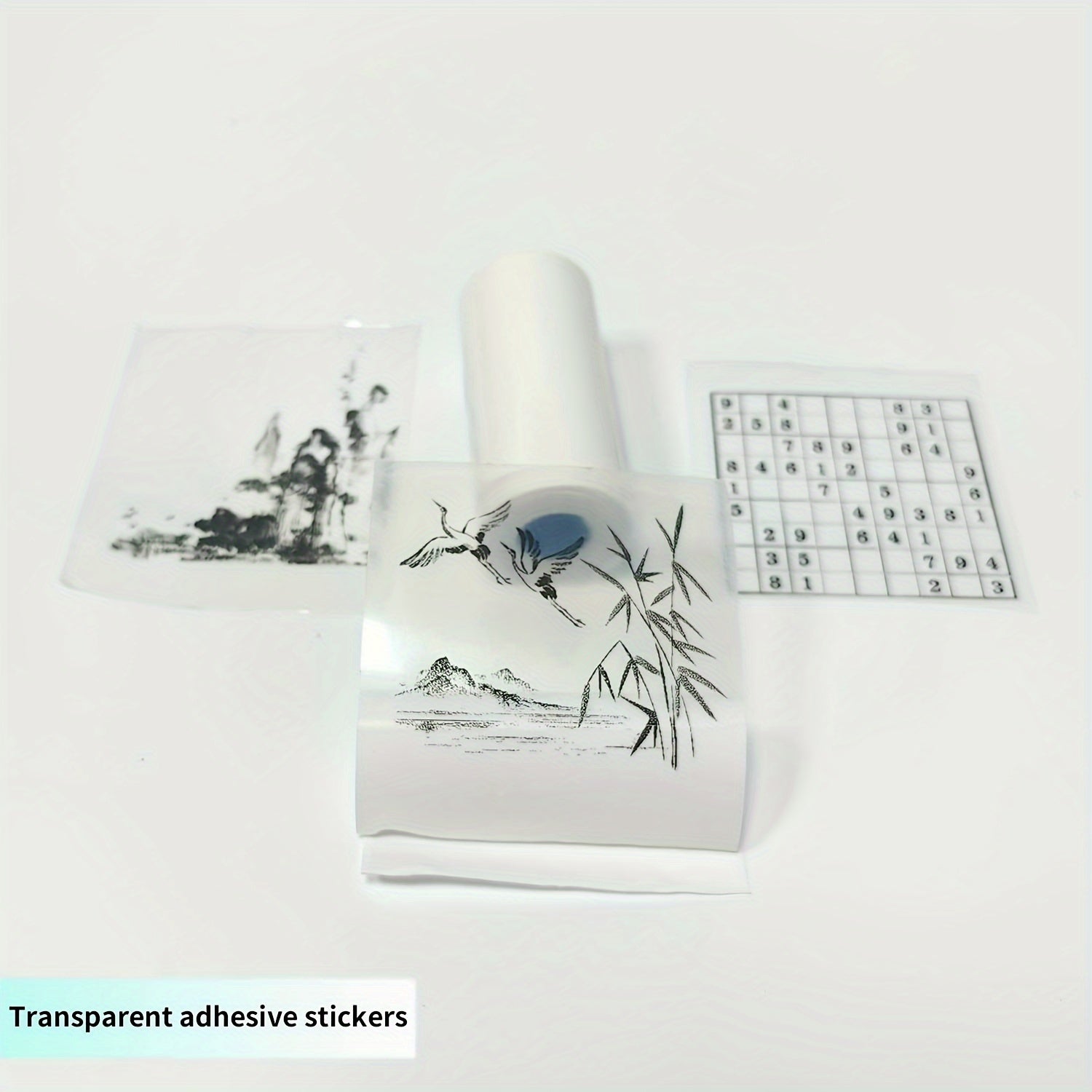 Impresora térmica portátil con rollos de pegatinas autoadhesivas para fotos, etiquetas y texto