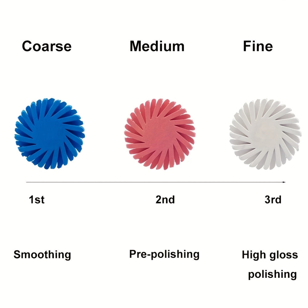 Dental Composite Polishing Kit with Diamond System and Spiral Brush