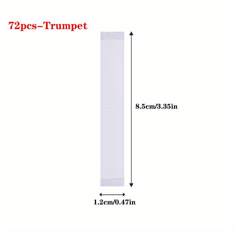 72 Invisible Anti-Slip Stickers for Shirt Neck Lingerie Underwear Accessories