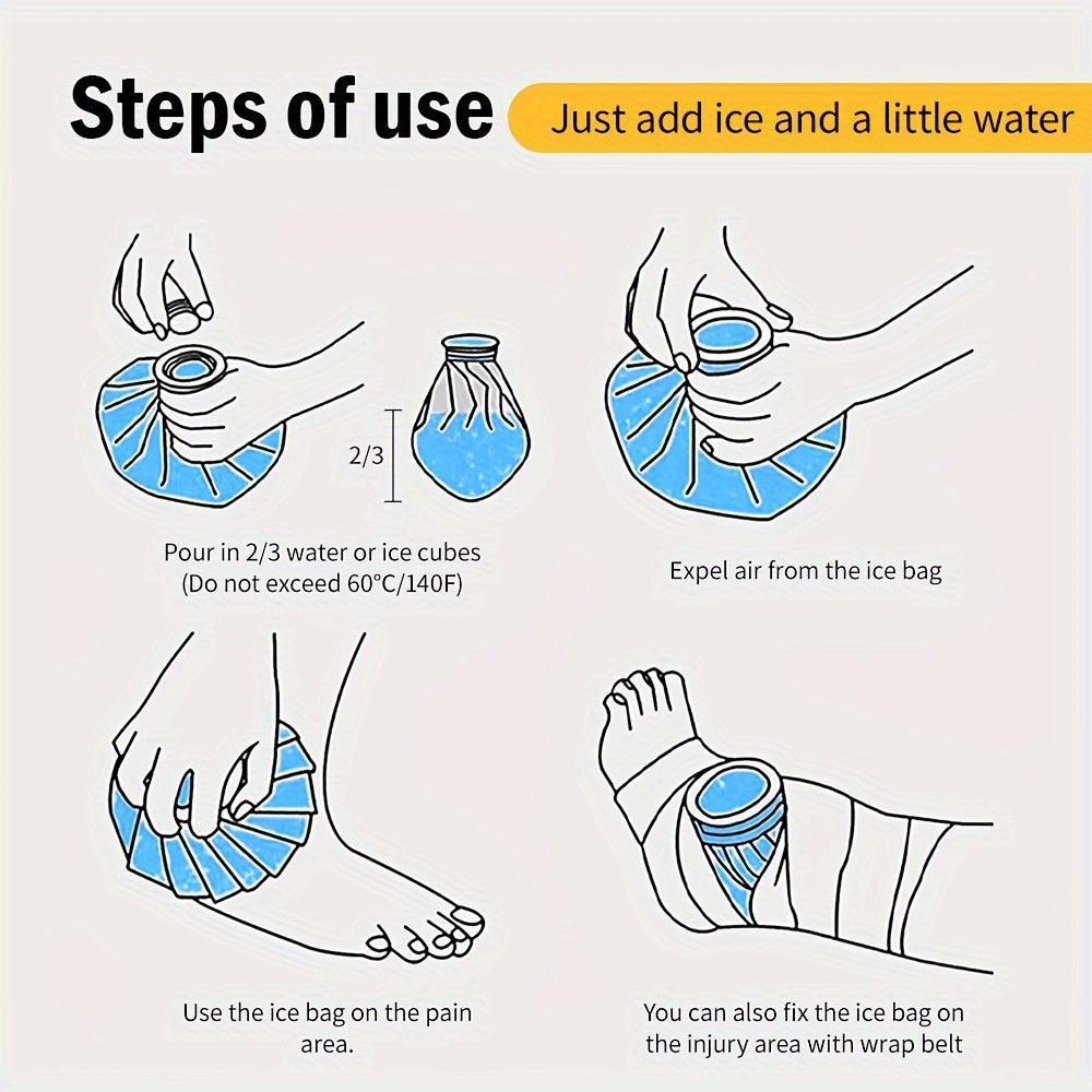 All-Cotton Ice Bag with Six Colors for Cold Compress Therapy