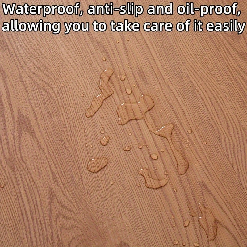 Self-Adhesive 3D Imitation Tree Pattern Wallpaper for Kitchen and Living Room Decor