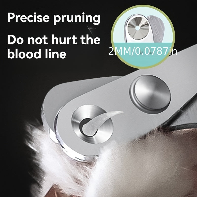 Cat Nail Clippers for All Sizes and Breeds with Safety Guard and Anti-Bleed Hole