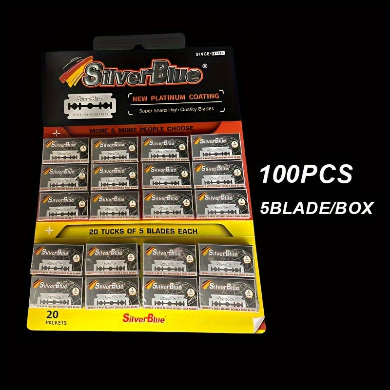 Men Women Double-Sided Stainless Steel Razor Blades 5/10/20 Pcs Sharp Comfortable