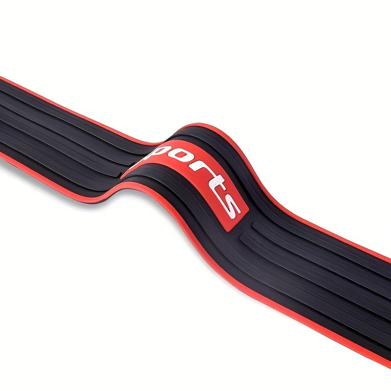 Universal Car Trunk Door Sill Protector Rubber Strip Bumper Guard Black 90cm