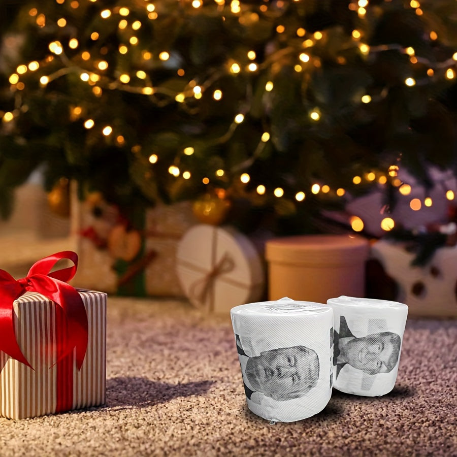 Soft & Strong Trump-Themed Toilet Paper 2-Ply for Public Restrooms and Hotels