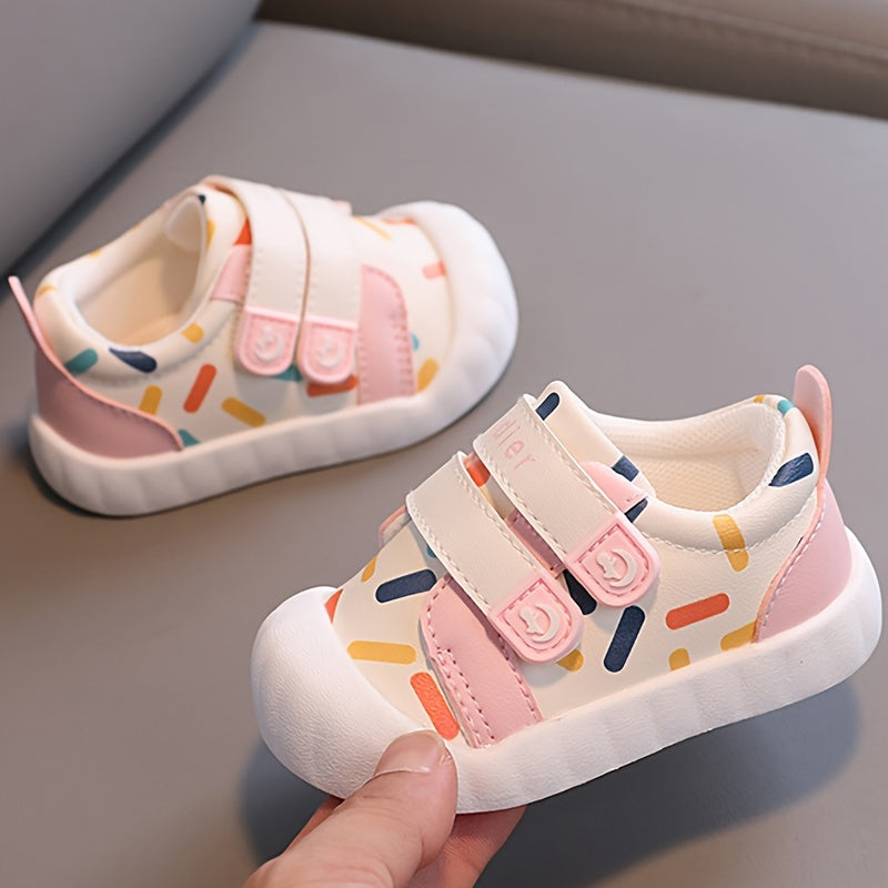 Zapatillas de lona de bebé para niños y niñas, microfibra, cuero sintético, antideslizantes, para interior y exterior, primavera y otoño